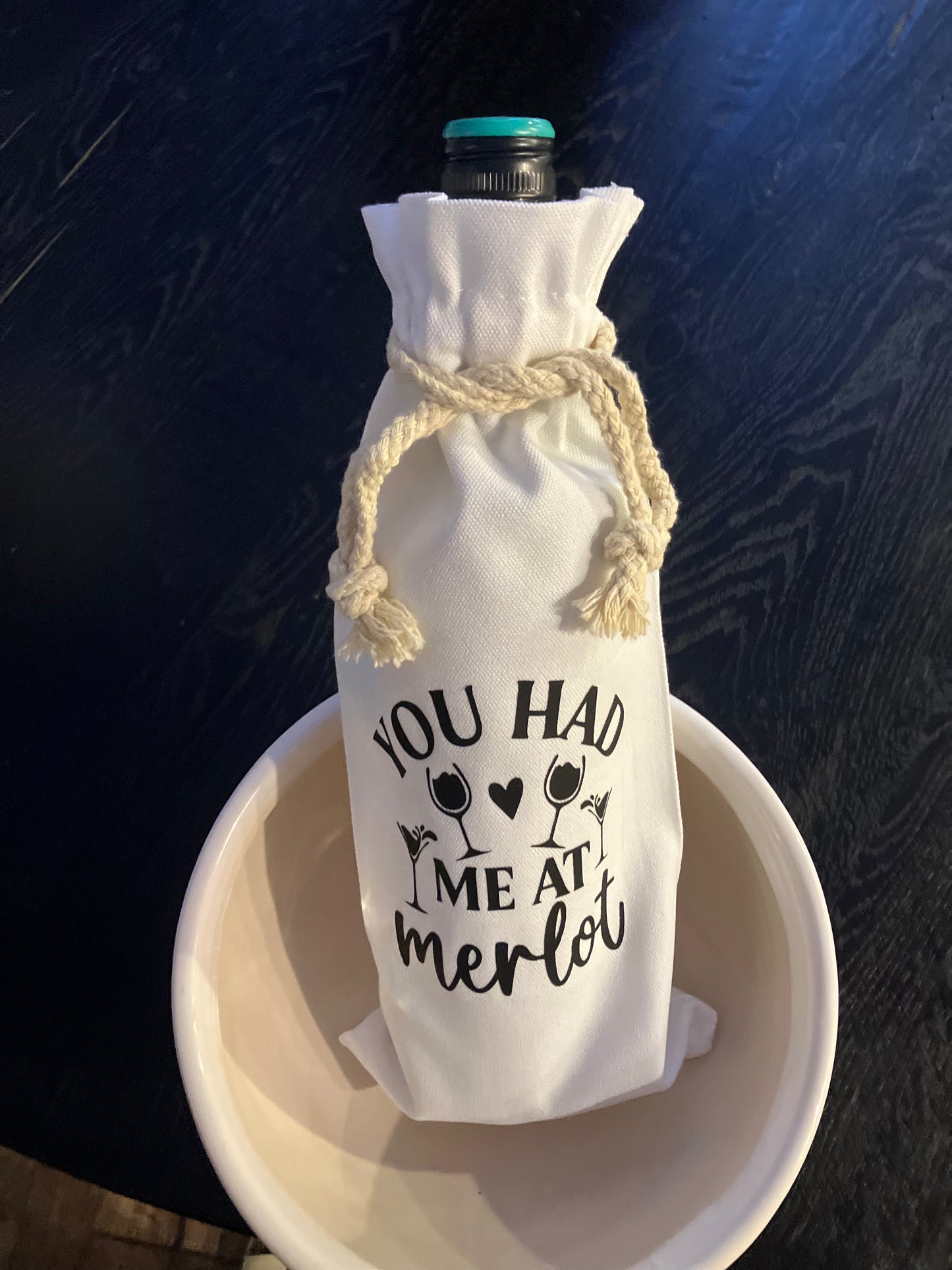 Gift Message Wine Bags