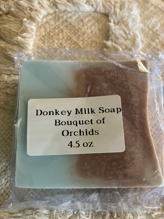 Donkey Milk Soap Bouquet of Orchids