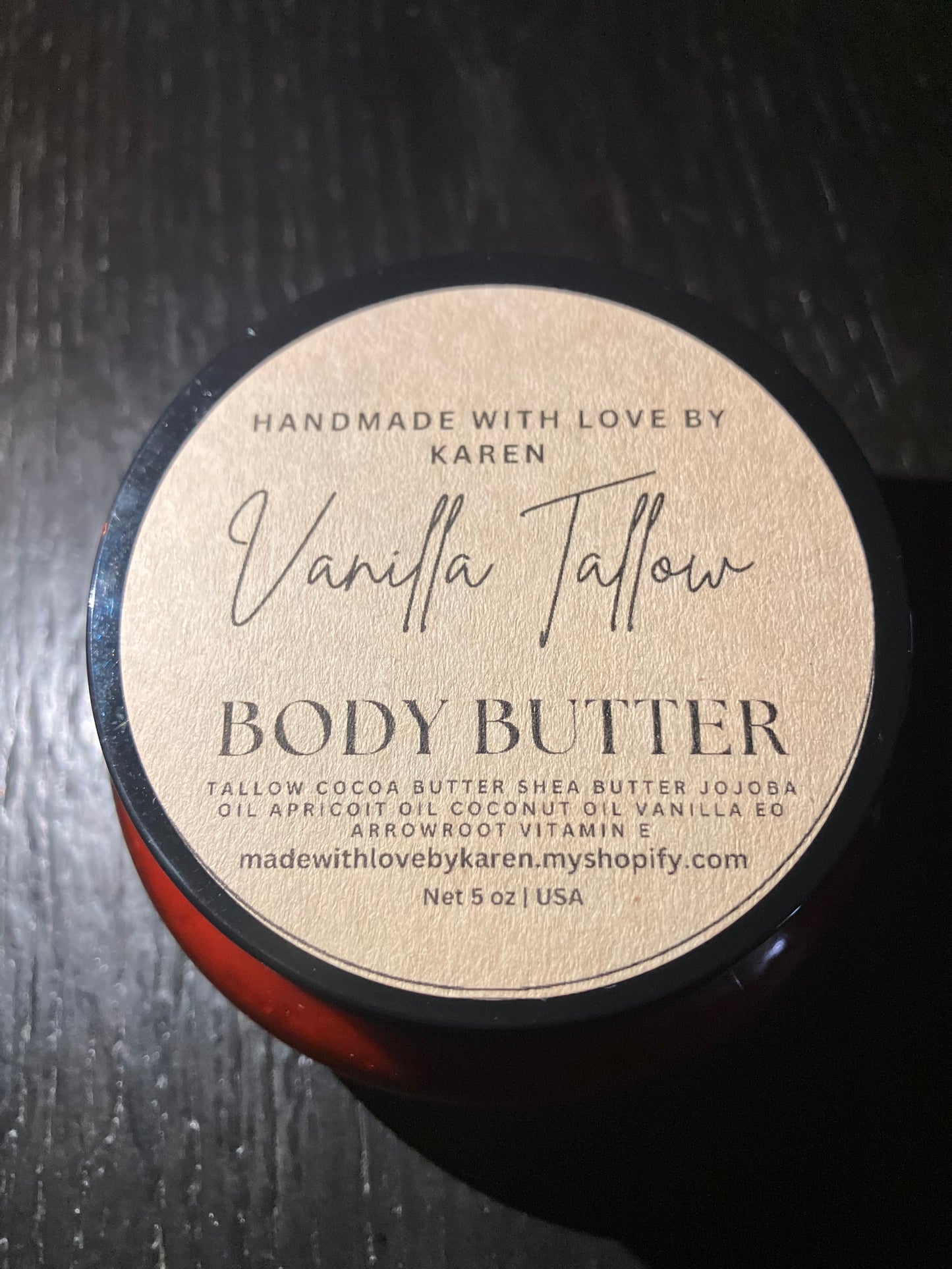 Vanilla Tallow Muscle Relief