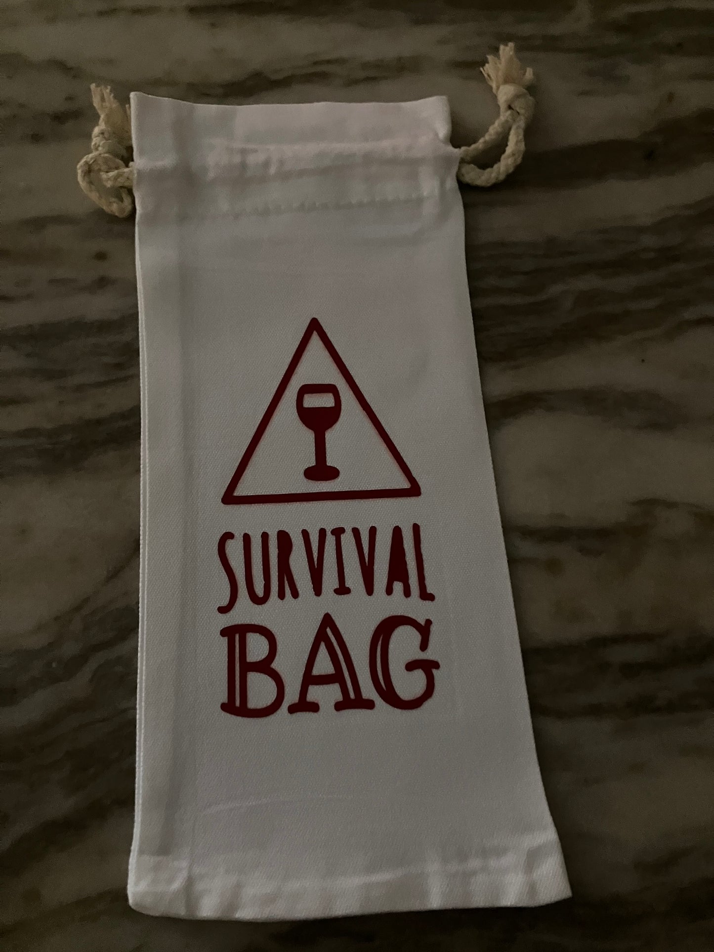 Gift Message Wine Bags