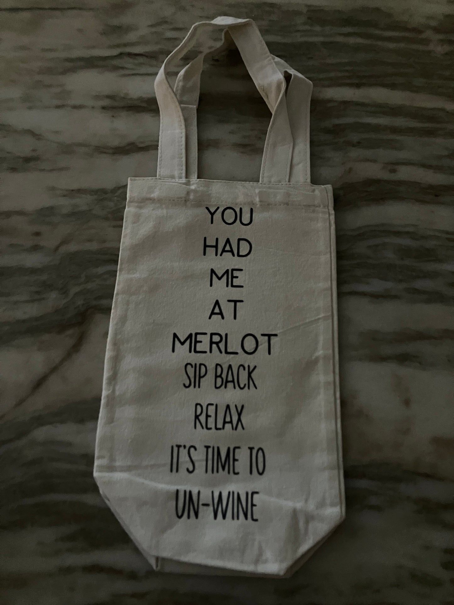 Gift Message Wine Bags