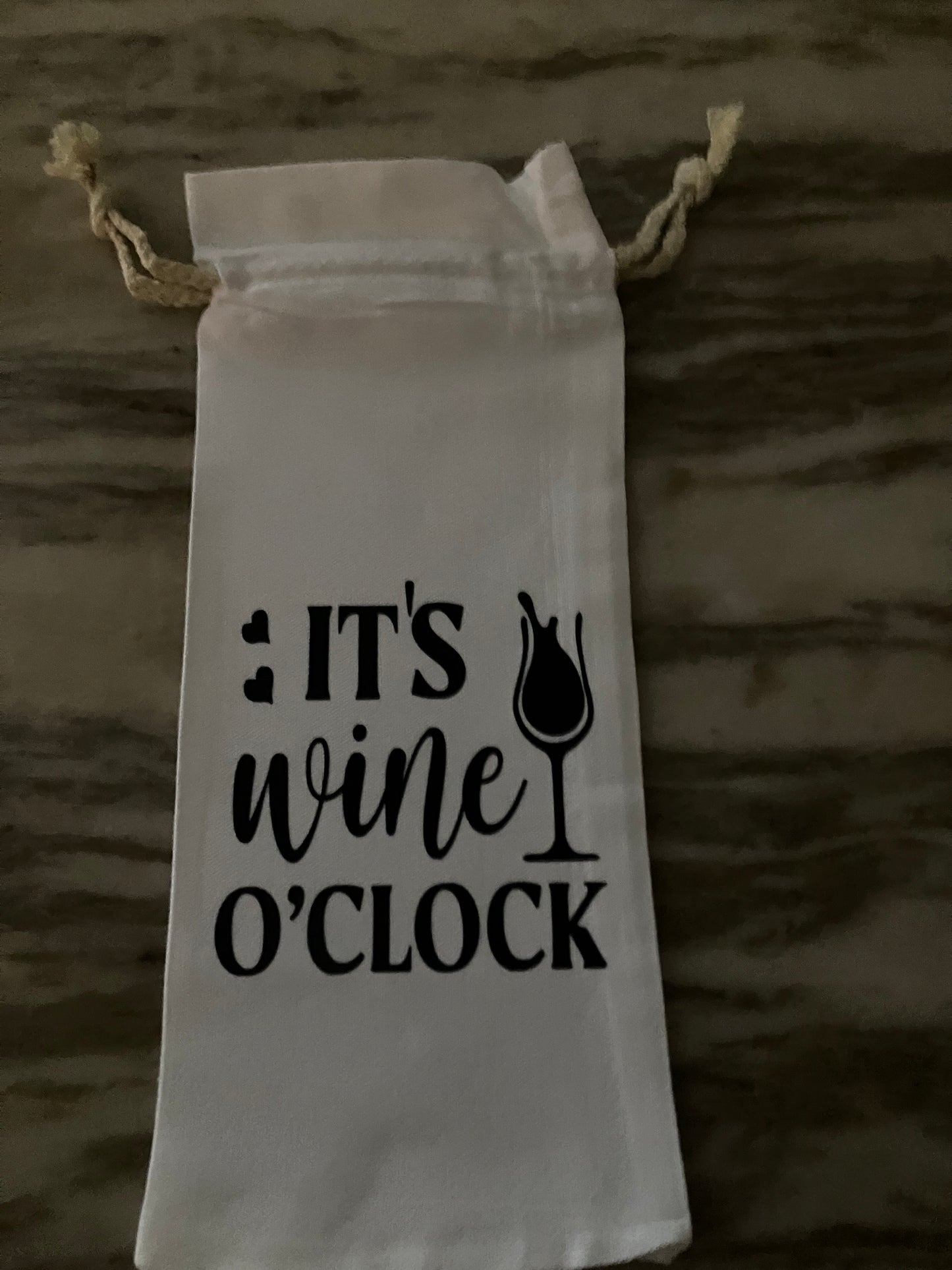 Gift Message Wine Bags
