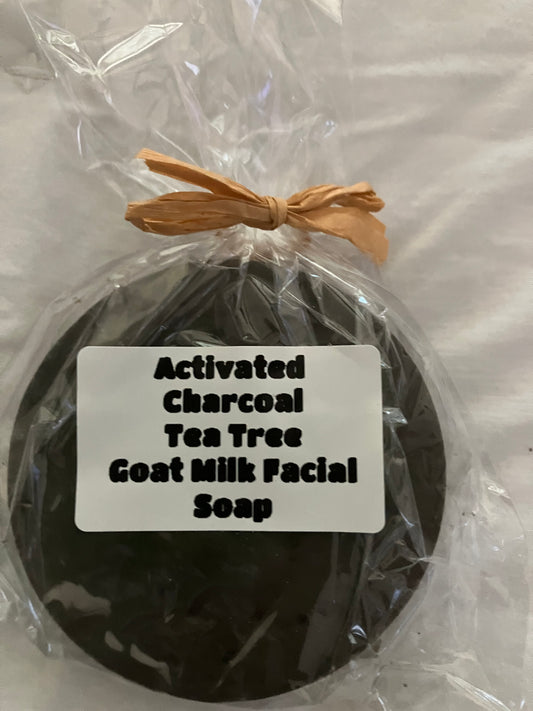 Activated Charcoal & Tea Tree oil Goat Milk Facial Soap